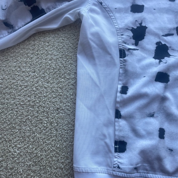 Women Lululemon Noir Jacket II Ghost Weave White black/White size 6 - Picture 8 of 10